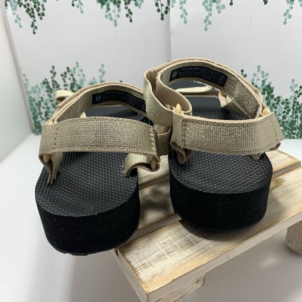 Teva Golden Metallic Womens Sandals Size 10 US Or 41 EU - NWOT - Picture 12 of 14